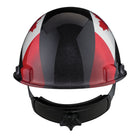 Dynamic Stromboli - Cap Style Hard Hat, Canada Flag Wrap, with Lightweight Polycarbonate/ABS Shell, 4-Point Nylon Suspension and "Sure-Lock" Ratchet - HP841R-CAN-11