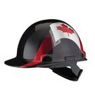 Dynamic Stromboli - Cap Style Hard Hat, Canada Flag Wrap, with Lightweight Polycarbonate/ABS Shell, 4-Point Nylon Suspension and "Sure-Lock" Ratchet - HP841R-CAN-11