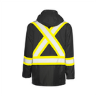 Hi-Vis Rain Jacket - Black - Wasip