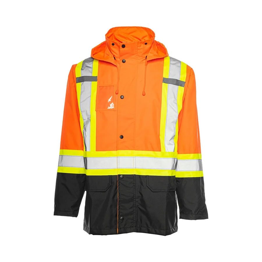 Hi-Vis Rain Jacket - Orange - Wasip