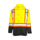 Hi-Vis Rain Jacket - Yellow - Wasip