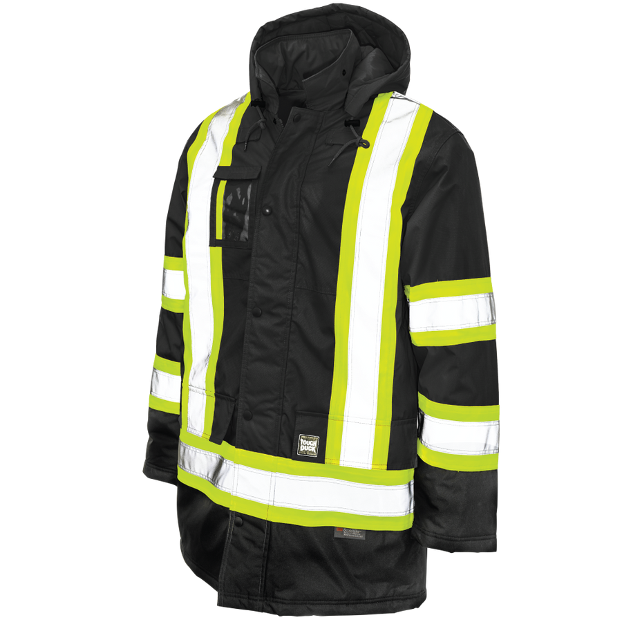 S17601 - Lined Safety Parka - Black - product image