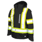 S24511 - Fleece Lined Safety Jacket - Black - product image