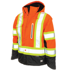 S24511 - Fleece Lined Safety Jacket - Fluorescent Orange - product image