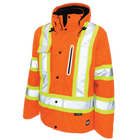 S24511 - Fleece Lined Safety Jacket - Orange - product image