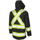 S37211 - Safety Rain Jacket - Black - gallery image