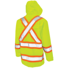 S37211 - Safety Rain Jacket - Green - gallery image