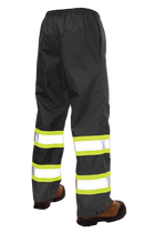 S37411 - Ripstop Safety Rain Pant - Black - gallery image