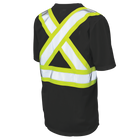 S39211 - Micro Mesh S/S Safety T-Shirt W/Pocket - Black - gallery image