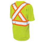 S39211 - Micro Mesh S/S Safety T-Shirt W/Pocket - Green - gallery image