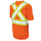 S39211 - Micro Mesh S/S Safety T-Shirt W/Pocket - Orange - gallery image