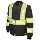 S43211 - Quilted Safety Jacket - Black - product image