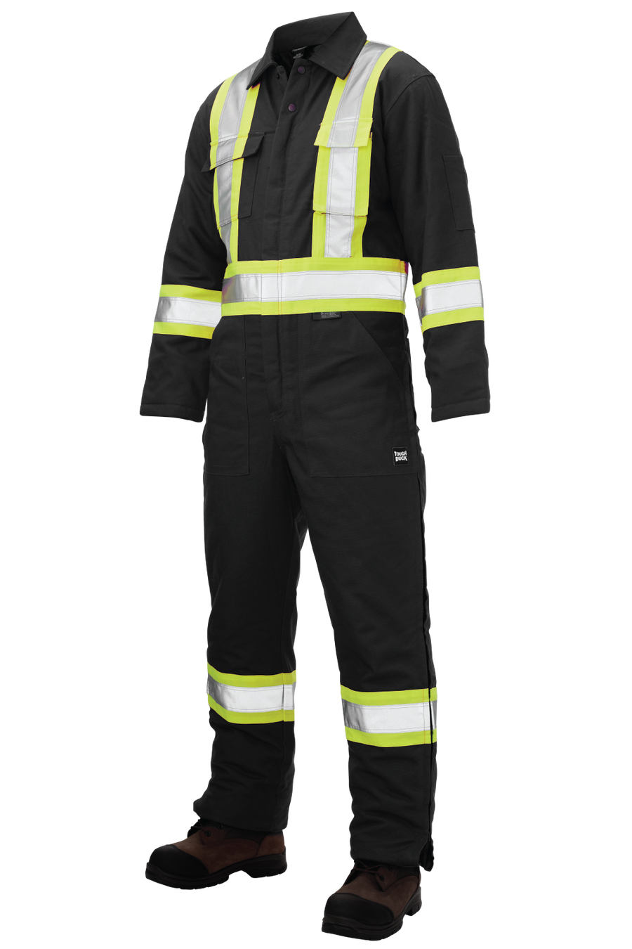 S78711 - Insulated Safety Coverall - Black - product image