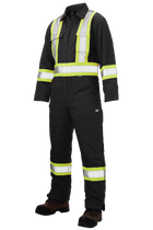 S78721 - Insulated Safety Coverall - Black - product image