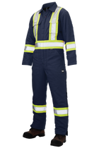 S78711 - Insulated Safety Coverall - Navy Blue - product image