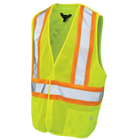 S9I011 - 5-Point Tearaway Safety Vest - Green - product image