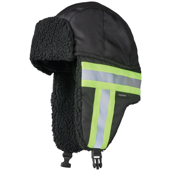 Tough Duck SA13 - HI-VIS Aviator Hat Contrast Tape