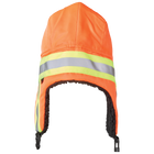 SA13 - HI-VIS Aviator Hat Contrast Tape - Black - gallery image