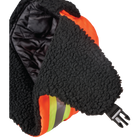 SA13 - HI-VIS Aviator Hat Contrast Tape - Black - gallery image