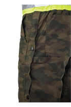 Tough Duck Camo Flex Duck Safety Bib Overall - Side Snap Detail