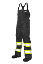 SB041 - Safety Rain Bib Overall - Black - product image