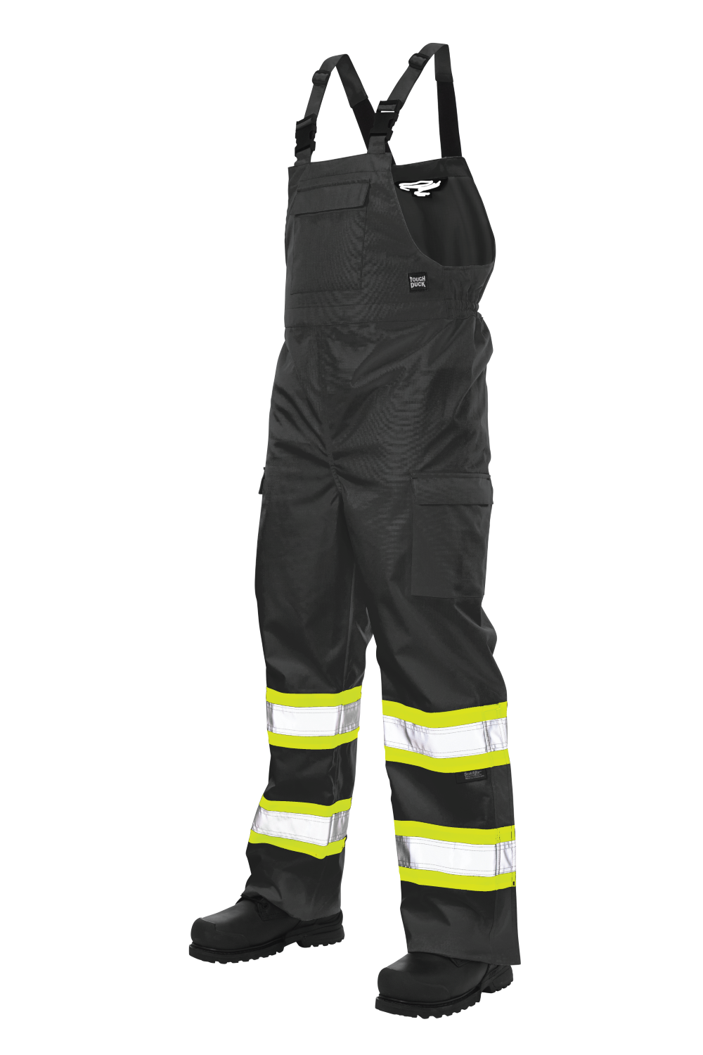SB041 - Safety Rain Bib Overall - Black - product image