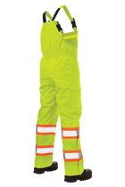 SB041 - Safety Rain Bib Overall - Green - gallery image