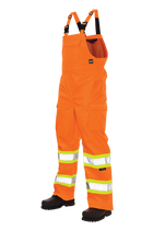 SB041 - Safety Rain Bib Overall - Orange - product image
