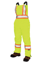 SB071 - Insulated Flex Safety Bib - Green - gallery image