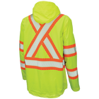 SJ051 - Packable Safety Rain Jacket - Green - gallery image