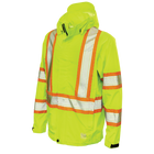 SJ051 - Packable Safety Rain Jacket - Green - gallery image