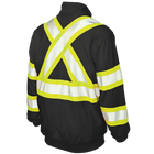 SJ191 - 1/4 Zip Safety Pullover - Black - gallery image