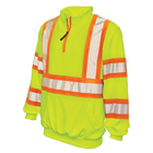 SJ191 - 1/4 Zip Safety Pullover - Green - product image