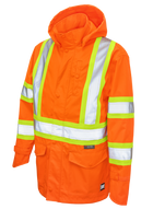 SJ351 - Safety Rain Jacket - Orange - product image