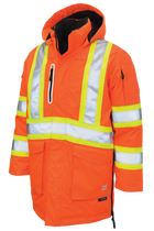 SJ391 - Safety Down Filled Parka - Orange - gallery image