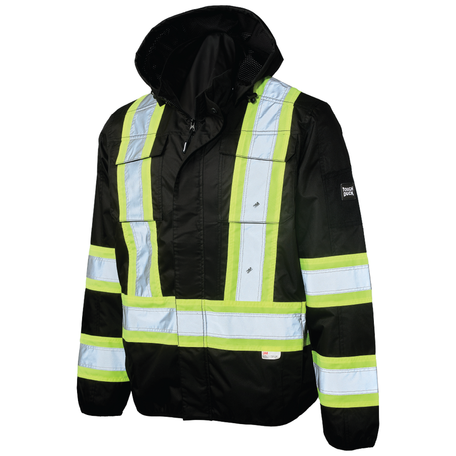 SJ50 - Mesh Lined Safety Jacket - Black - product image
