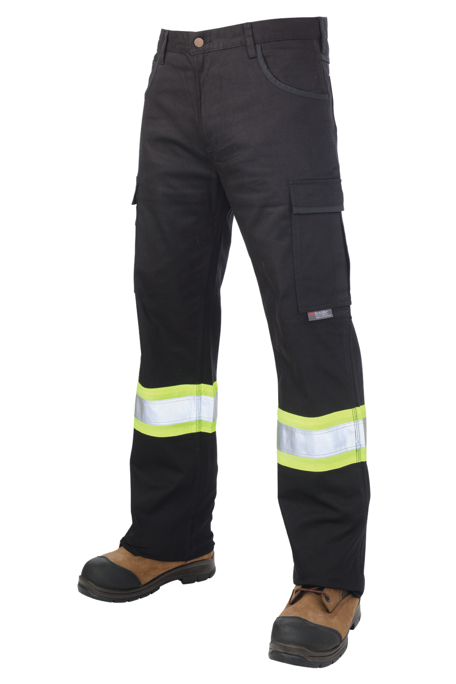 SP030 - Flex Twill Safety Cargo Pant - Black - product image