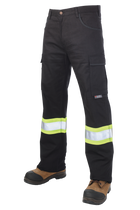 SP033 - Flex Twill Safety Cargo Pant - Black - product image