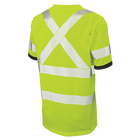 ST071 - Micro Mesh S/S Safety T-Shirt - Green/Black - gallery image
