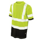 ST071 - Micro Mesh S/S Safety T-Shirt - Green/Black - product image