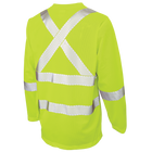 ST081 - Micro Mesh L/S Safety T-Shirt - Green - gallery image