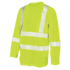 ST081 - Micro Mesh L/S Safety T-Shirt - Green - product image