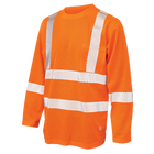 ST081 - Micro Mesh L/S Safety T-Shirt - Orange - product image