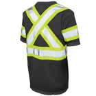 ST091 - Micro Mesh S/S Safety T-Shirt W/ Armband - Black - gallery image