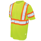 ST091 - Micro Mesh S/S Safety T-Shirt W/ Armband - Green - product image