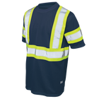 ST091 - Micro Mesh S/S Safety T-Shirt W/ Armband - Navy Blue - product image