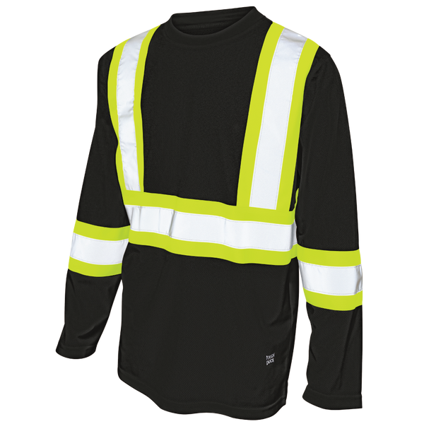 Tough Duck Mirco Mesh L/S Safety T-Shirt W/ Armband