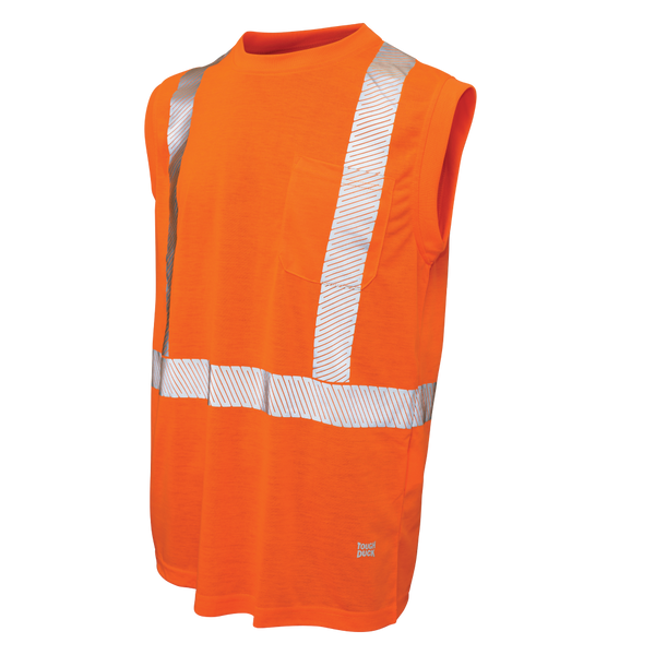 Tough Duck Polyester Sleeveless Safety T-Shirt