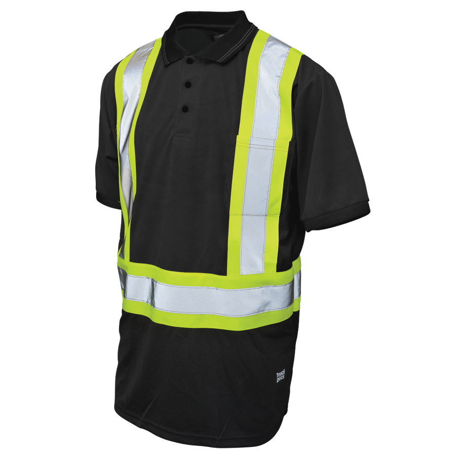 ST171 - S/S Safety Polo Shirt - Black - product image
