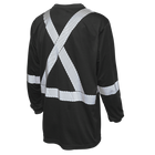 ST221 - L/S Safety T-Shirt - Black - gallery image
